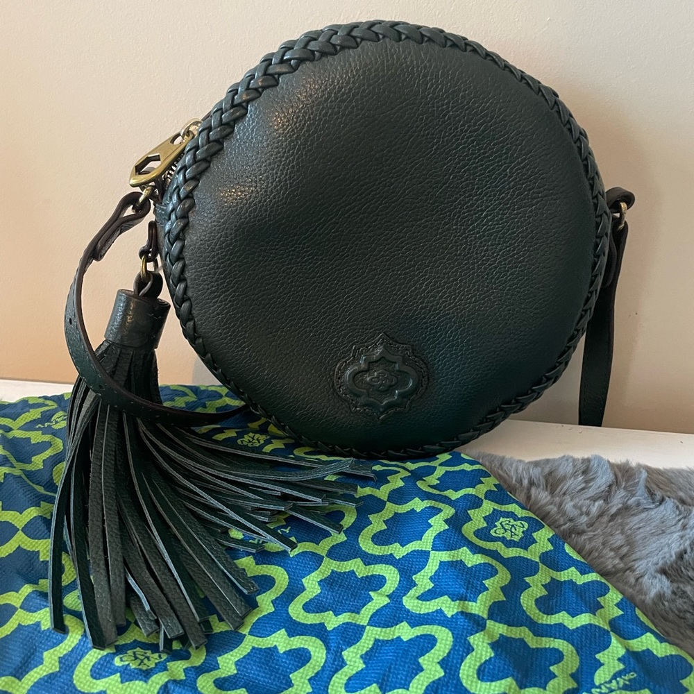 OrYANY leather round crossbody bag
